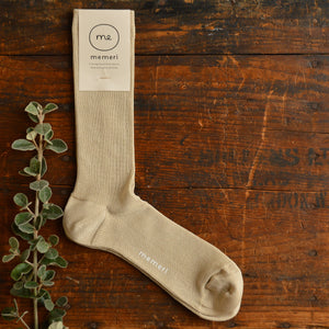 Memeri Ribbed Socks - Giza Cotton (Adults)