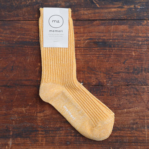 Memeri Ribbed Socks - Linen (Adults)