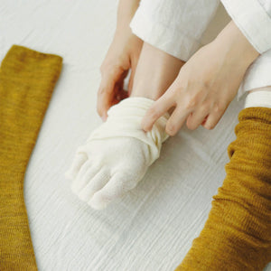 Memeri Wool/Silk Toe Socks (adults)