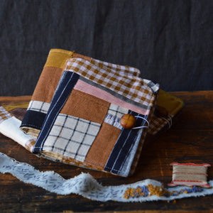 Patchwork Linen Needle Books