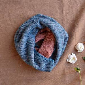 Reversible Double Knit Loop Scarf in Baby Alpaca (Adults) *Returning Soon