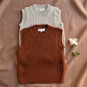 Chunky Mathias Vest - 100% Highland Wool (4-7y)