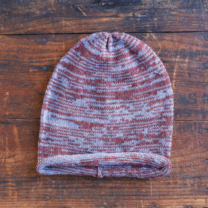 Jersey Beanie - 100% Baby Alpaca - Two Tone (Adults)