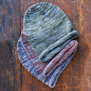 Jersey Beanie - 100% Baby Alpaca - Two Tone (Adults)