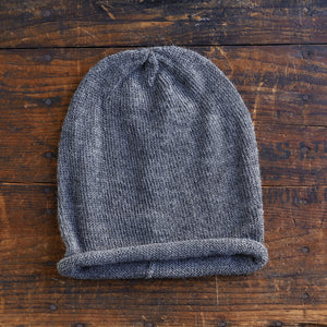 Jersey Beanie - 100% Baby Alpaca - Solid Colours (Adults)