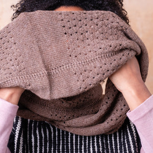 No End Drop Stitch Scarf - 100% Baby Alpaca (Adults)