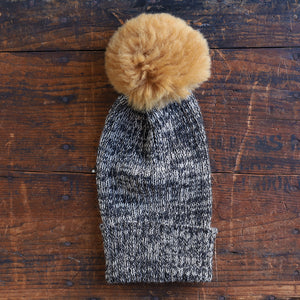 Pom-Pom Beanie - Baby Alpaca (Child-Adult)
