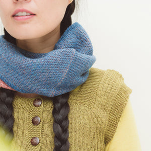 Reversible Double Knit Loop Scarf in Baby Alpaca (Adults) *Returning Soon