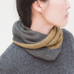 Reversible Double Knit Loop Scarf in Baby Alpaca (Adults) *Returning Soon