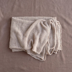 Large Lace Shawl/Throw - 100% Baby Alpaca (240x80cm)