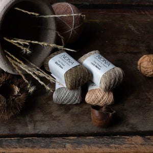 Plant Dyed Embroidery and Mending FINE Thread - 100% Cotton - Harvest Collection (Set of 4)