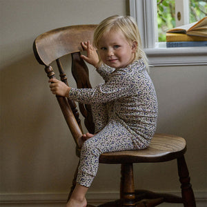 Child’s PJ Set - 100% Organic Merino - Briarwood Lilac (1-5y)