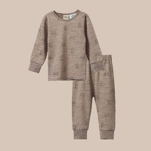 Child’s PJ Set - 100% Organic Merino - Bramble Burrow (1-5y)