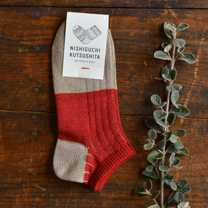 Boston Linen Cotton Anklet Socks