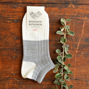 Boston Linen Cotton Anklet Socks