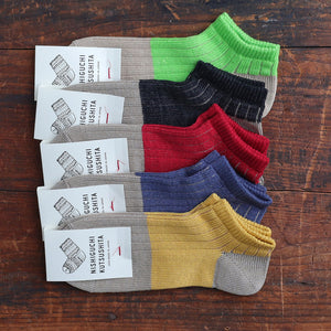 Boston Linen Cotton Anklet Socks
