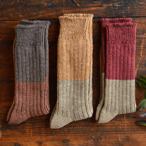 Boston Slab Socks - Wool/Cotton (Adults)