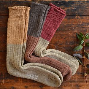 Boston Slab Socks - Wool/Cotton (Adults)