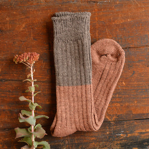 Boston Slab Socks -  Wool/Cotton (Adults)