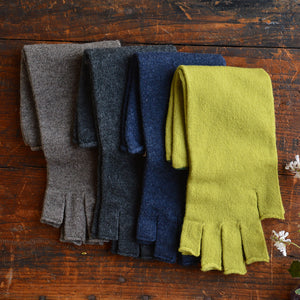 Long Fingerless Gloves - 100% Merino
