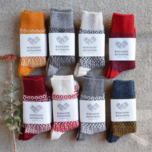 Oslo Jacquard Wool Socks (Adults)
