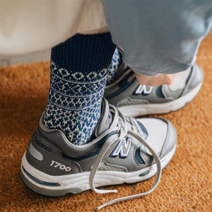 Oslo Jacquard Wool Socks (Adults)