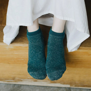 Anklet Socks - Linen Cotton Pile