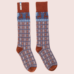 Long Woollen Rag Socks - Recycled Lambswool - Scania (Adults 34-41) *Coming soon