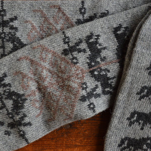 Long Woollen Rag Socks - Recycled Lambswool - Yggdrasil (Adults 38-41)