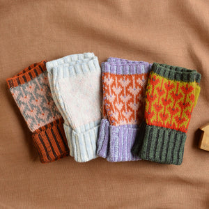 Jacquard Knit Hand Warmers - 100% Merino - Fästfolk (Adults)