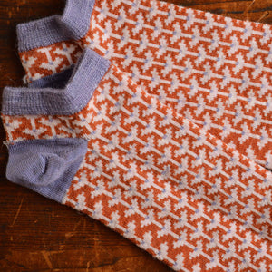 Jacquard Ankle Socks - Merino Wool - Fästfolk (Adults 38-41)