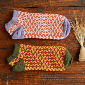 Jacquard Ankle Socks - Merino Wool - Fästfolk (Adults 38-41)
