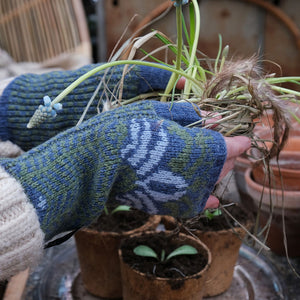Jacquard Knit Hand Warmers - 100% Merino - Fager (Adults)