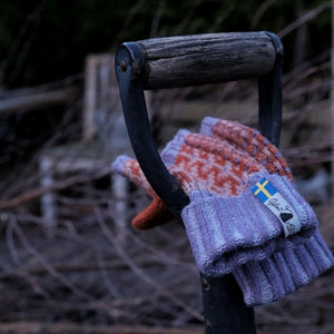 Jacquard Knit Hand Warmers - 100% Merino - Fästfolk (Adults)