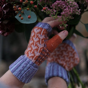 Jacquard Knit Hand Warmers - 100% Merino - Fästfolk (Adults)