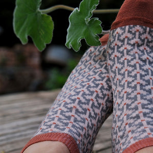 Jacquard Ankle Socks - Merino Wool - Fästfolk (Adults 38-41)