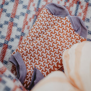 Jacquard Ankle Socks - Merino Wool - Fästfolk (Adults 38-41)