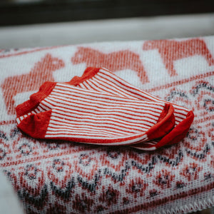 Jacquard Ankle Socks - Merino Wool - Stripes (Adults 38-45)