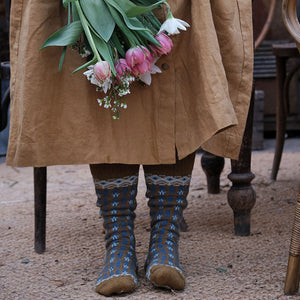 Long Woollen Rag Socks - Recycled Lambswool - Kören (Adults 38-41)