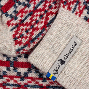 Long Woollen Rag Socks - Recycled Lambswool - Lycksele (Adults 38-41)