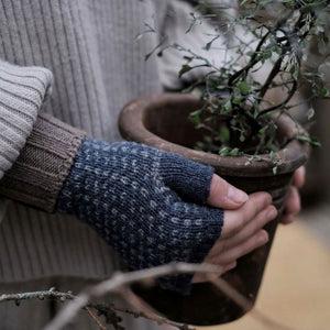 Jacquard Knit Hand Warmers - 100% Merino - Skaftö (Adults)