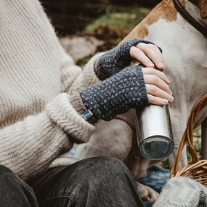 Jacquard Knit Hand Warmers - 100% Merino - Skaftö (Adults)