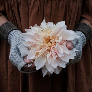 Jacquard Knit Hand Warmers - 100% Merino - Skaftö (Adults)