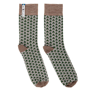 Jacquard Knit Socks - Merino Wool - Skogen (Adults 38-45)
