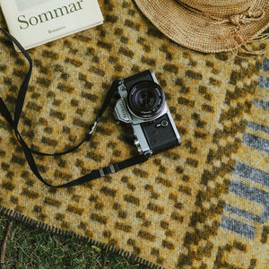 Jacquard Woven Blanket - 100% Wool - Skaftö (130x90cm)