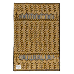 Jacquard Woven Blanket - 100% Wool - Skaftö (130x90cm)