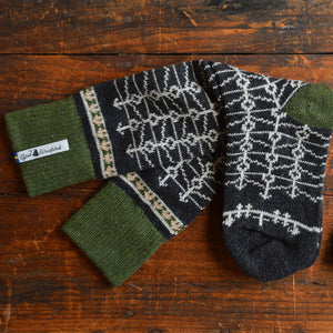 Long Woollen Rag Socks - Recycled Lambswool - Ekshärad (Adults 38-41)