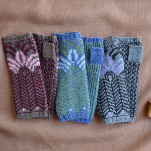 Jacquard Knit Hand Warmers - 100% Merino - Fager (Adults)