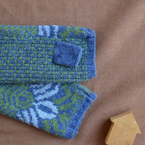 Jacquard Knit Hand Warmers - 100% Merino - Fager (Adults)