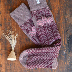 Long Woollen Rag Socks - Recycled Lambswool - Fager (Adults 38-41)